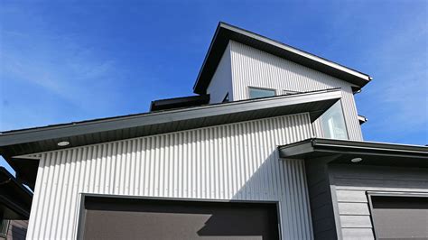 metal siding for heat shield on side of house|metal siding panels.